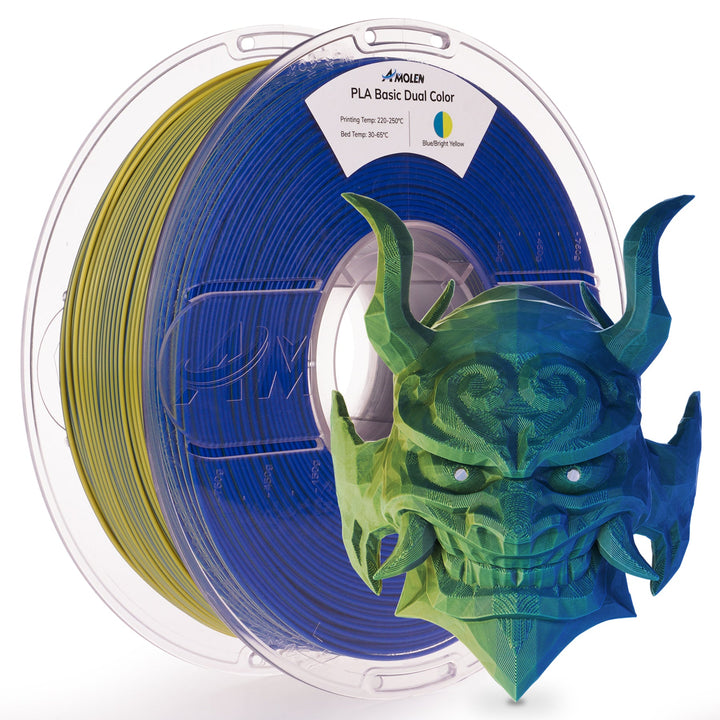 Amolen PLA Basic Dual Color-High Speed 1.75mm, 1 KG