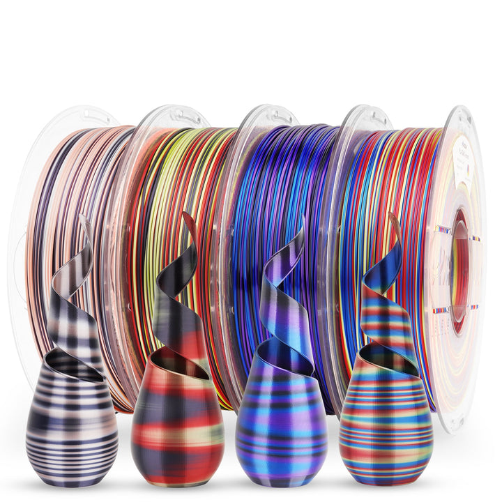 Amolen PLA Silk S-Series Variety Pack (4x200g) - 1.75MM