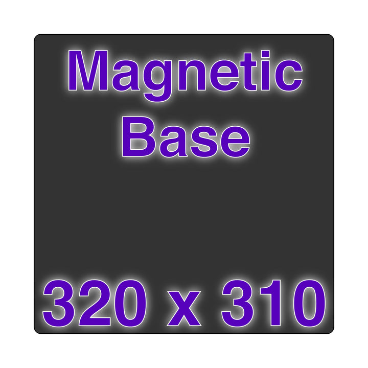 Wham Bam magnetic base labeled 320 x 310 mm