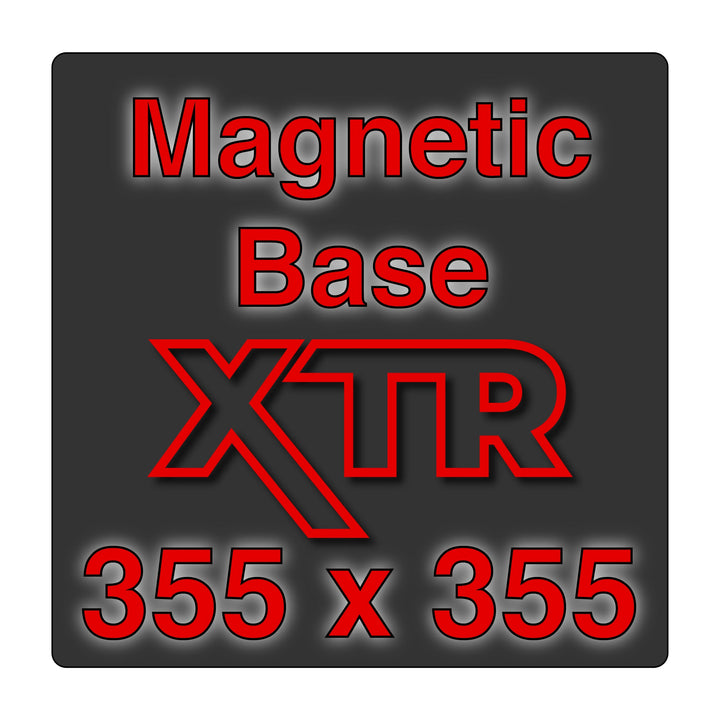Wham Bam XTR magnetic base labeled 355 x 355 mm