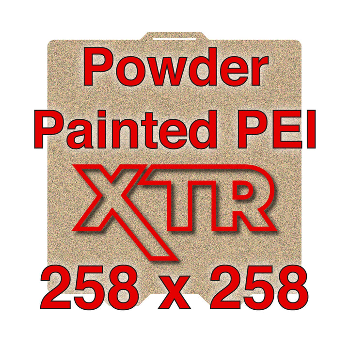 Wham Bam textured PEI Flexi Plate labeled 258 x 258 mm