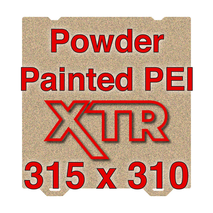 Wham Bam textured PEI Flexi Plate labeled 315 x 310 mm
