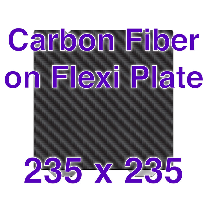 Wham Bam carbon-fiber Flexi Plate labeled 235 x 235 mm