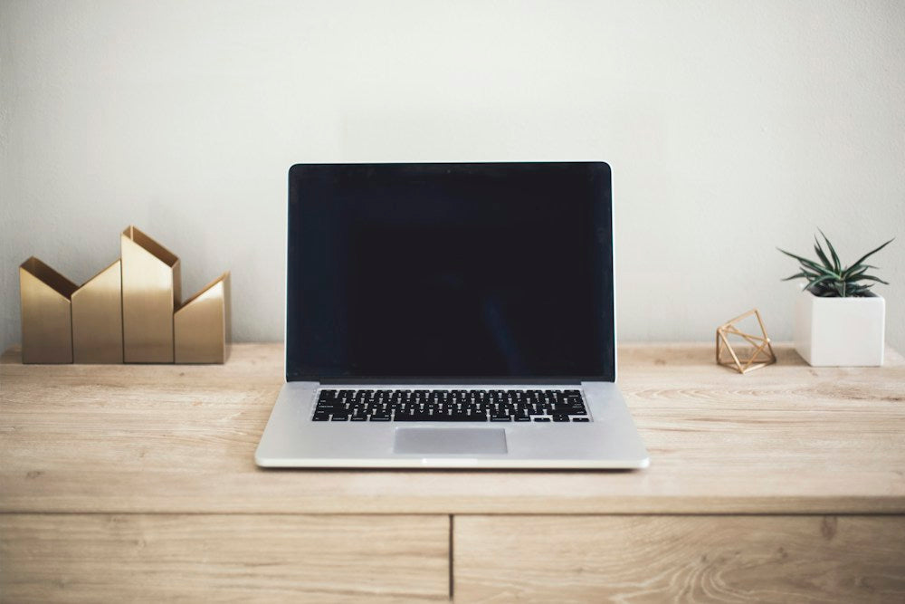 A carefully arranged modern workspace