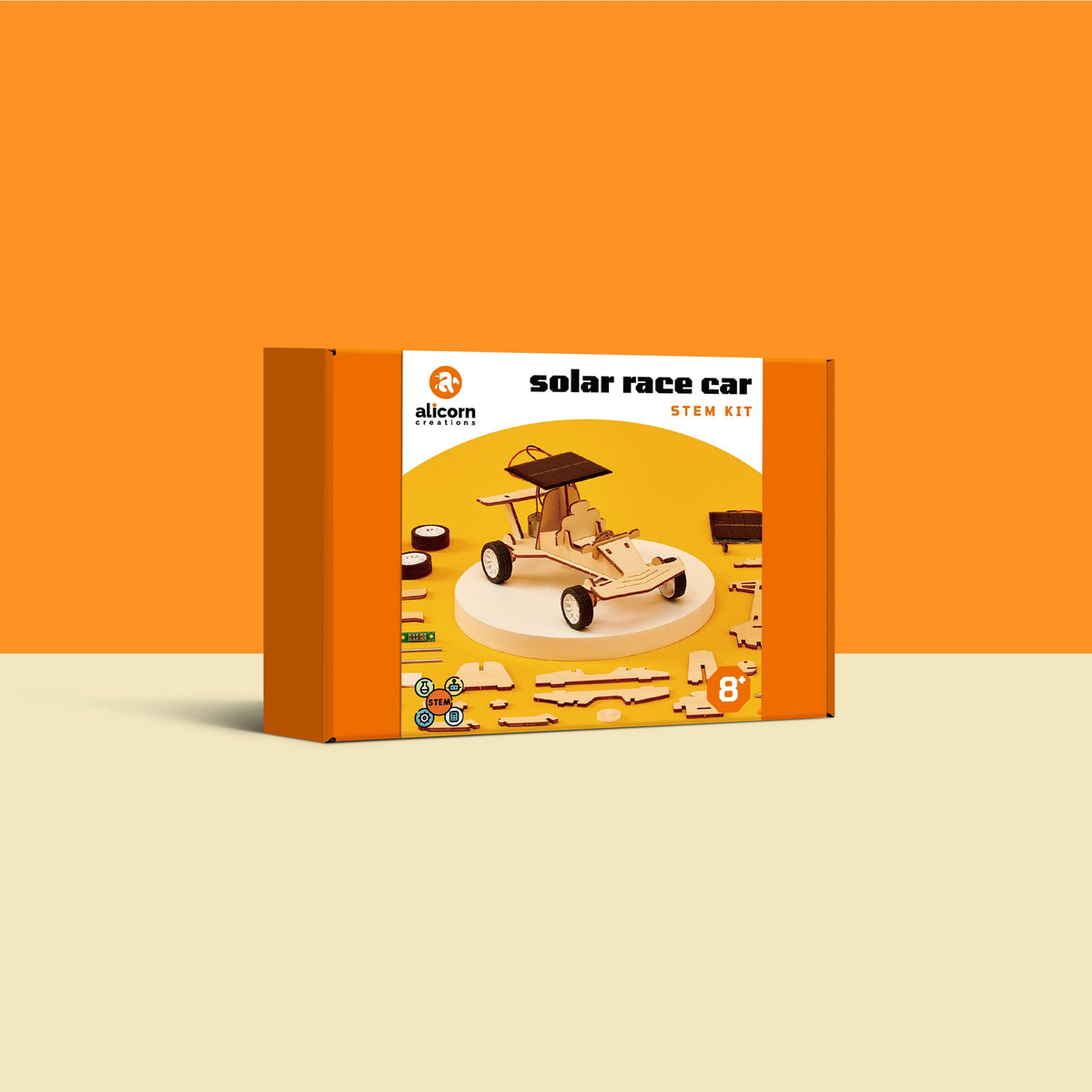 Kitsville ST014: Solar race car kit packaging