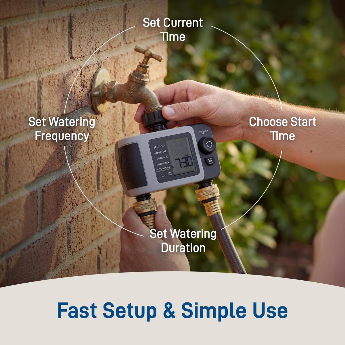 Orbit B-hyve XD 2-Outlet Hose Timer + Gen 2 Hub 24637