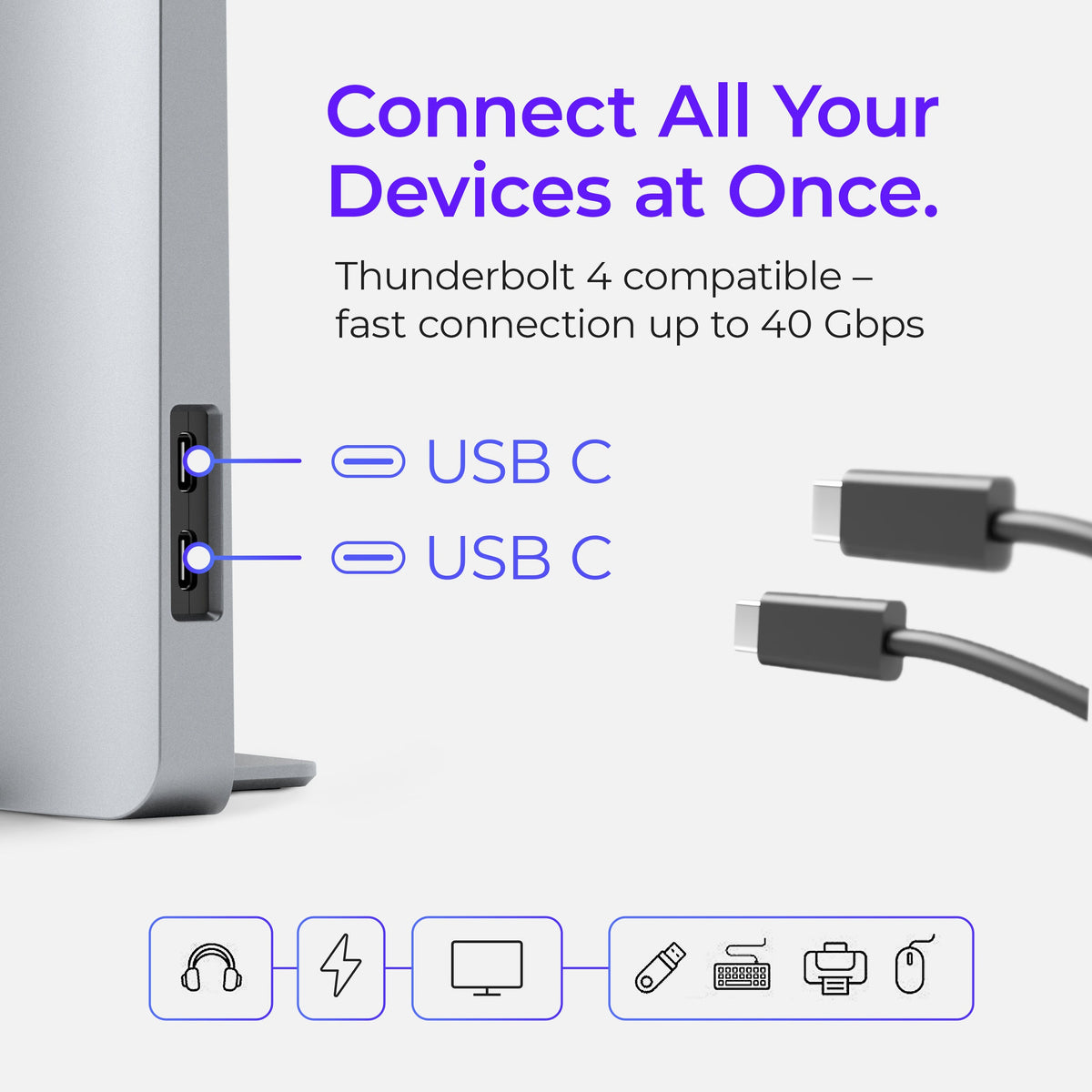 Ascrono MacBook Vertical Docking Station