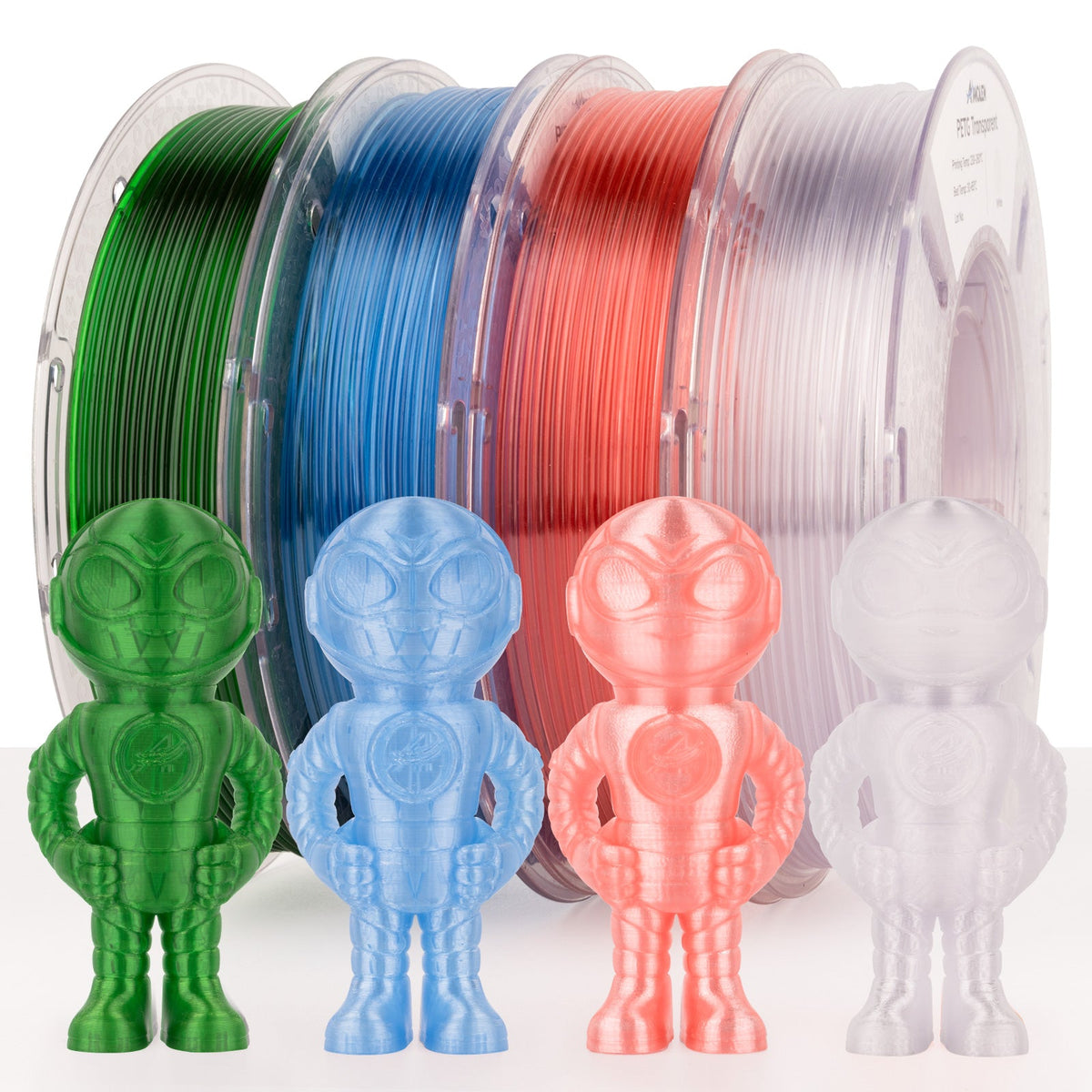 Amolen PETG Transparent Variety Pack (4x250g)