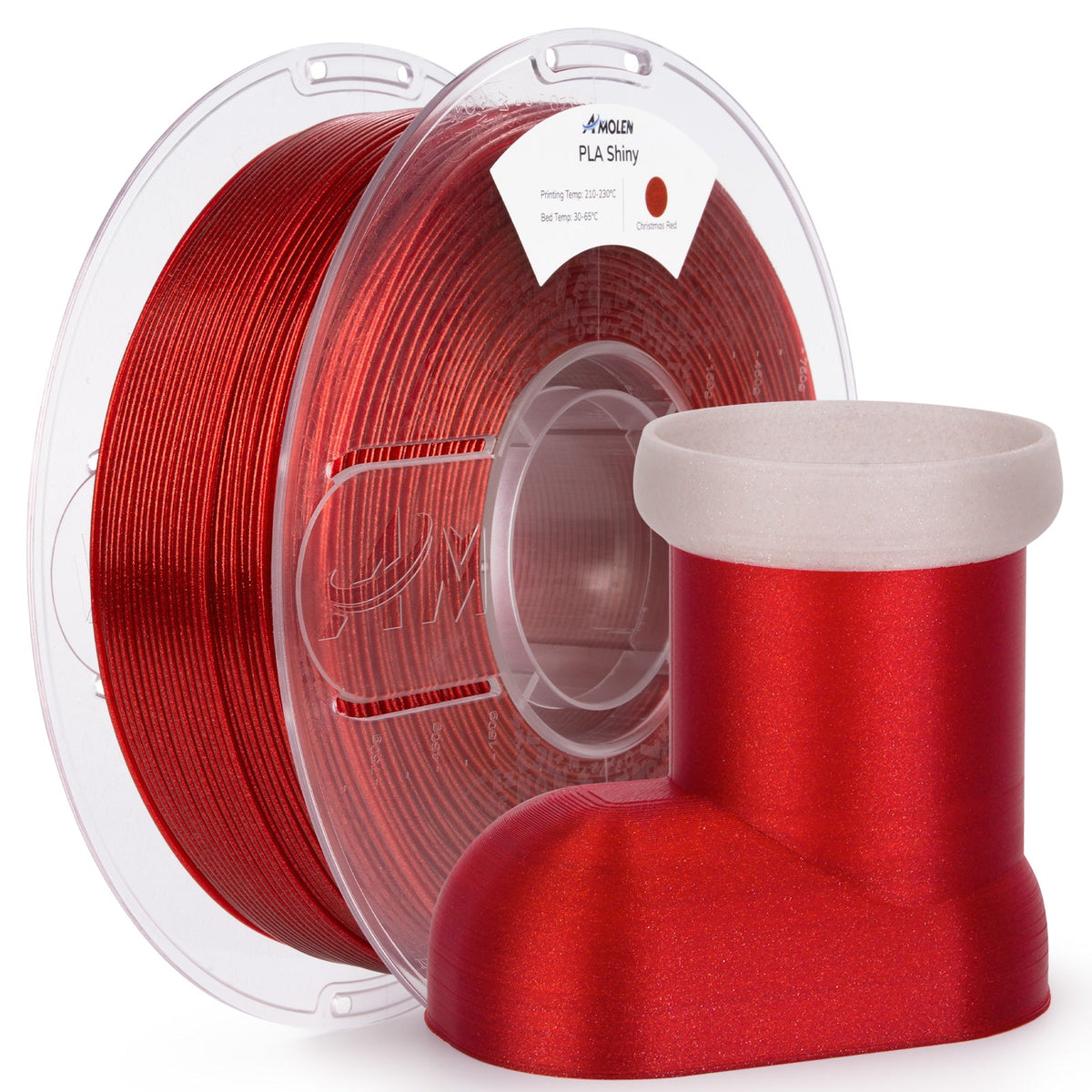 Amolen PLA Shiny Glitter 1.75mm, 1KG/2.2LB