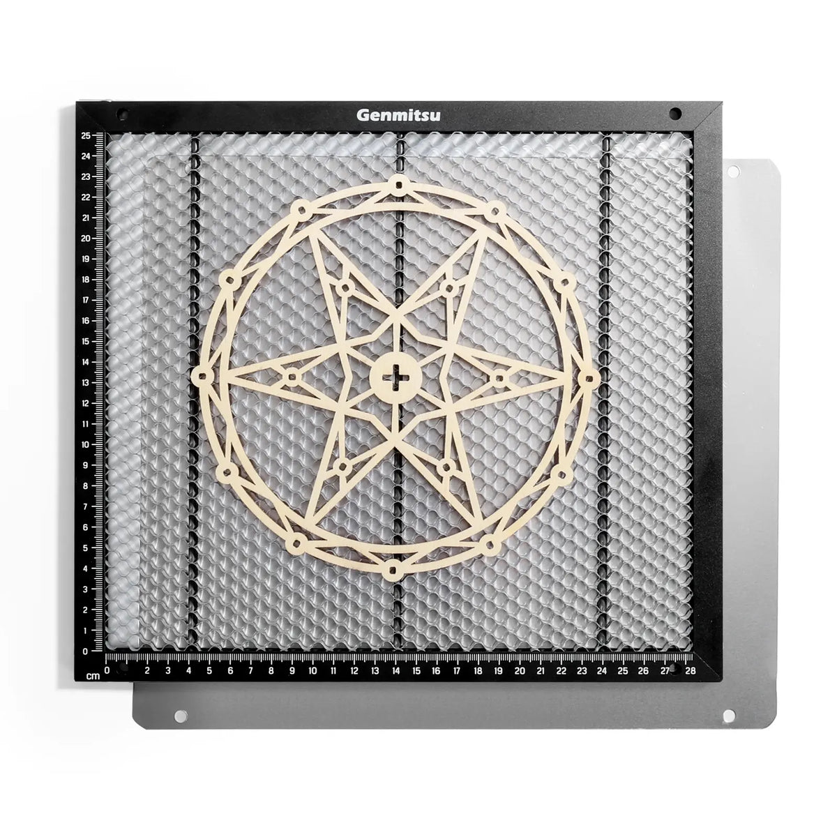 Genmitsu Kortek honeycomb laser bed with wooden cutout