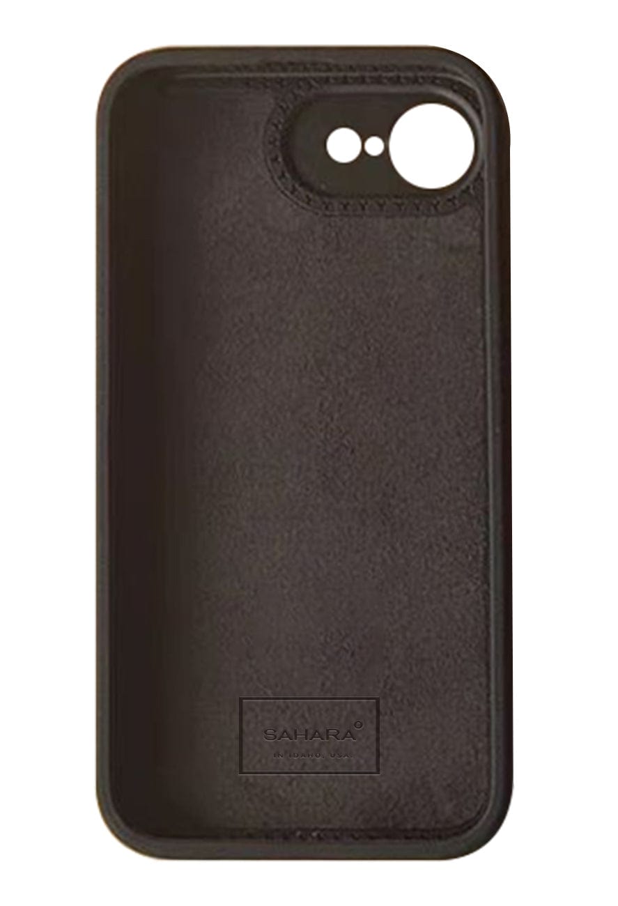 SaharaCase Venture Silicone Case for iPhone 17e & iPhone 16e — case demonstration with phone