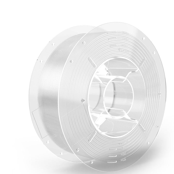 SainSmart Transparent PETG spool, three-quarter view