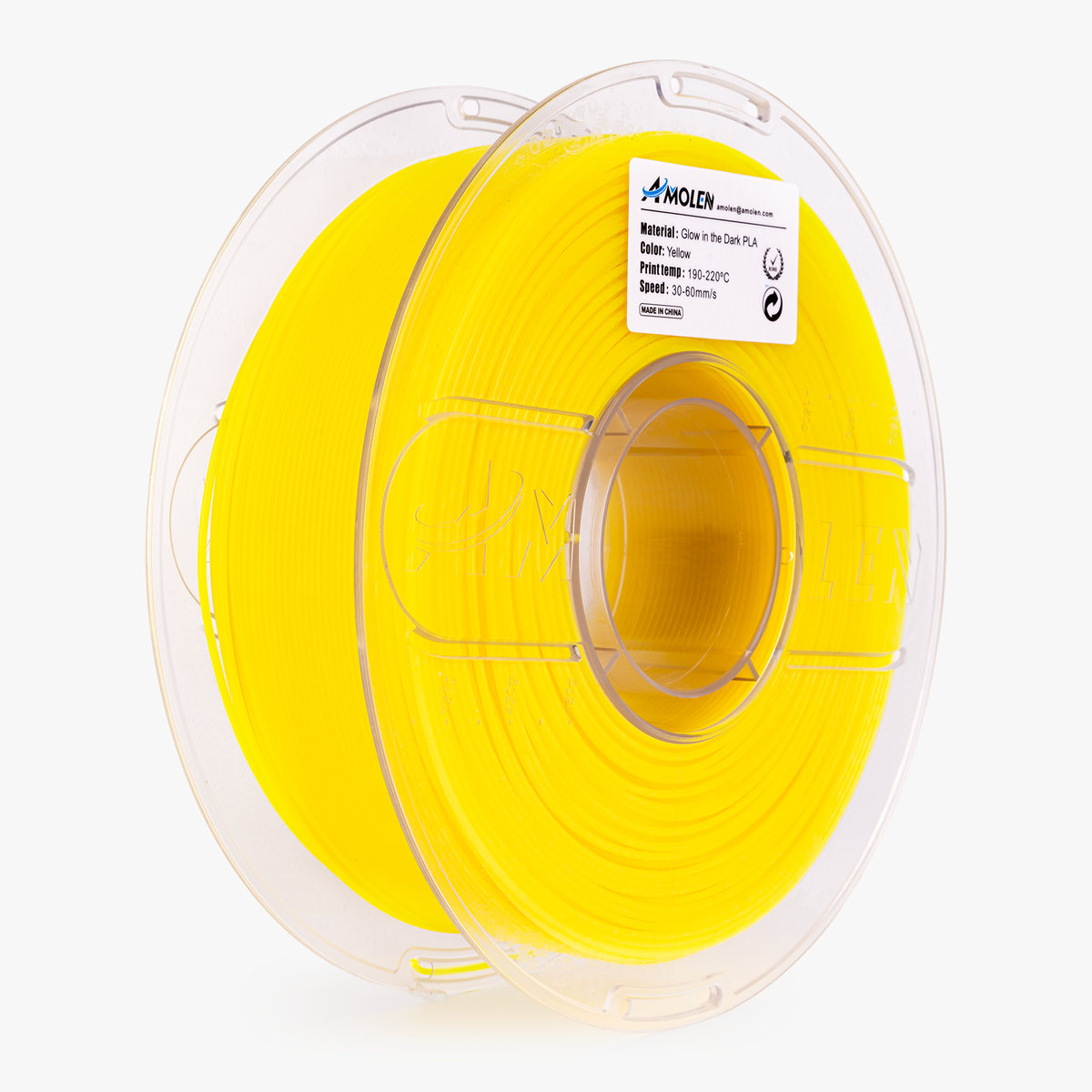 Amolen PLA Glow-in-the-Dark 1.75mm, 1KG/2.2LB