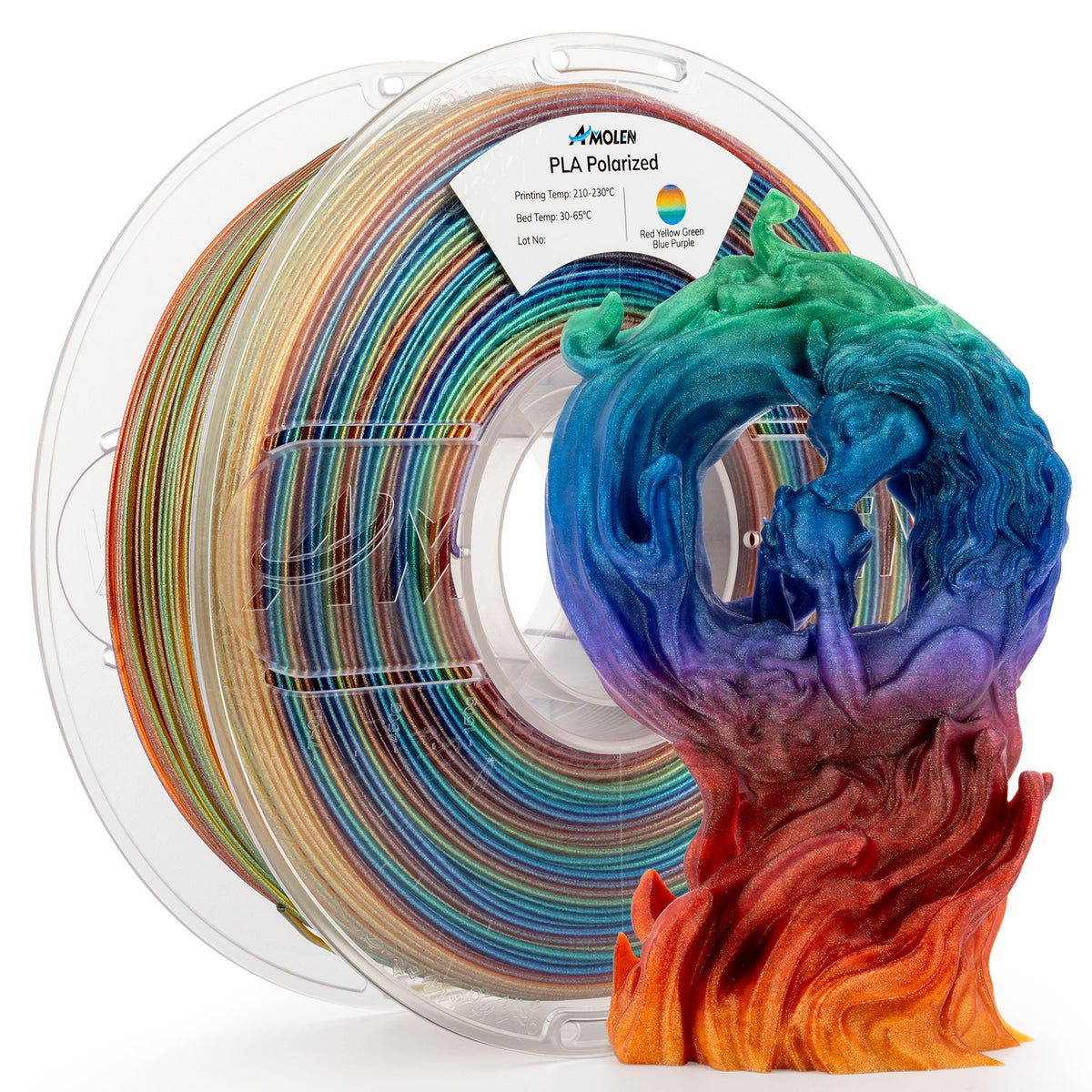 Amolen PLA Galaxy / Sparkle & Shiny 1.75mm, 1KG/2.2LB