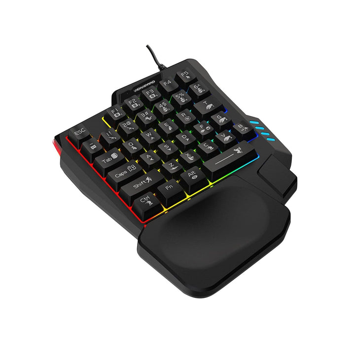 SaharaCase KB24 Ultima one-hand gaming keyboard with integrated palm rest