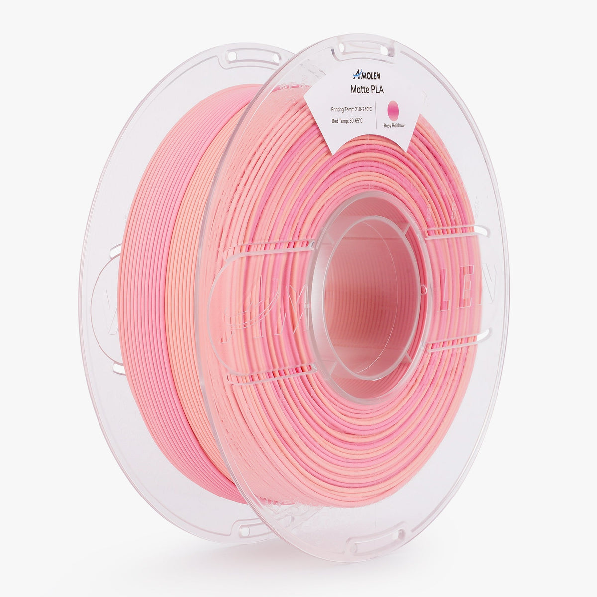 Amolen PLA Matte Rainbow Filament 1.75mm, 1KG/2.2LB