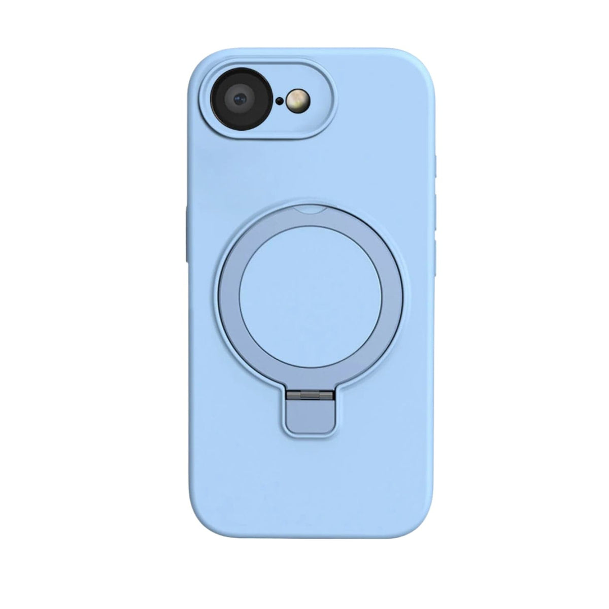 SaharaCase Venture Silicone Case for iPhone 17e & iPhone 16e — case demonstration with phone