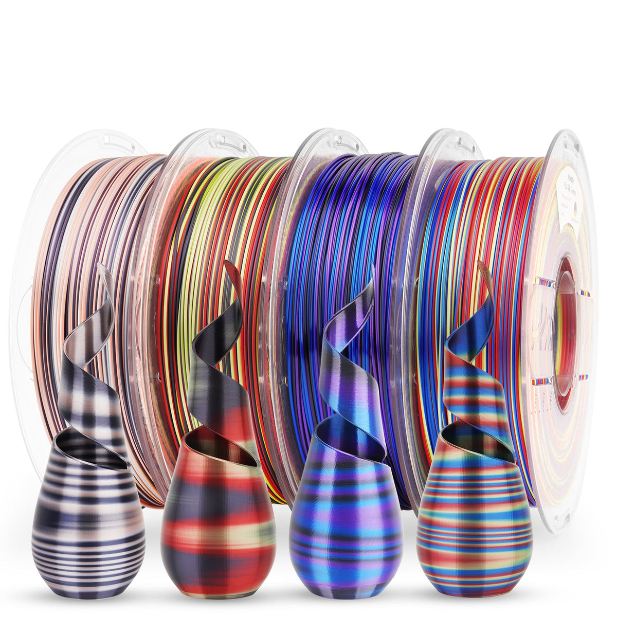 Amolen PLA Silk S-Series Variety Pack (4x1kg) - 1.75MM