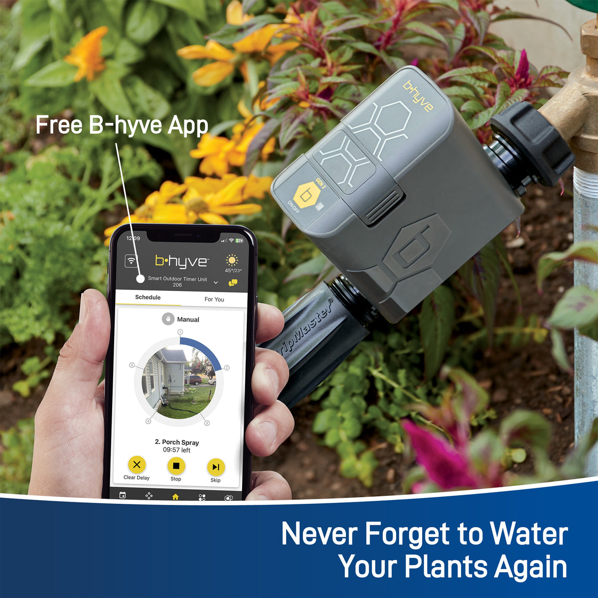 Orbit B-hyve Gen 2 Hose Timer + Wi-Fi Hub 21204
