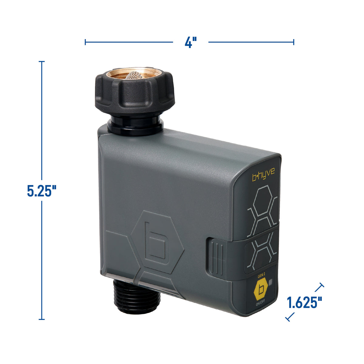 Orbit B-hyve Bluetooth 1-Outlet Hose Faucet Timer | Retail Packaging | 21205