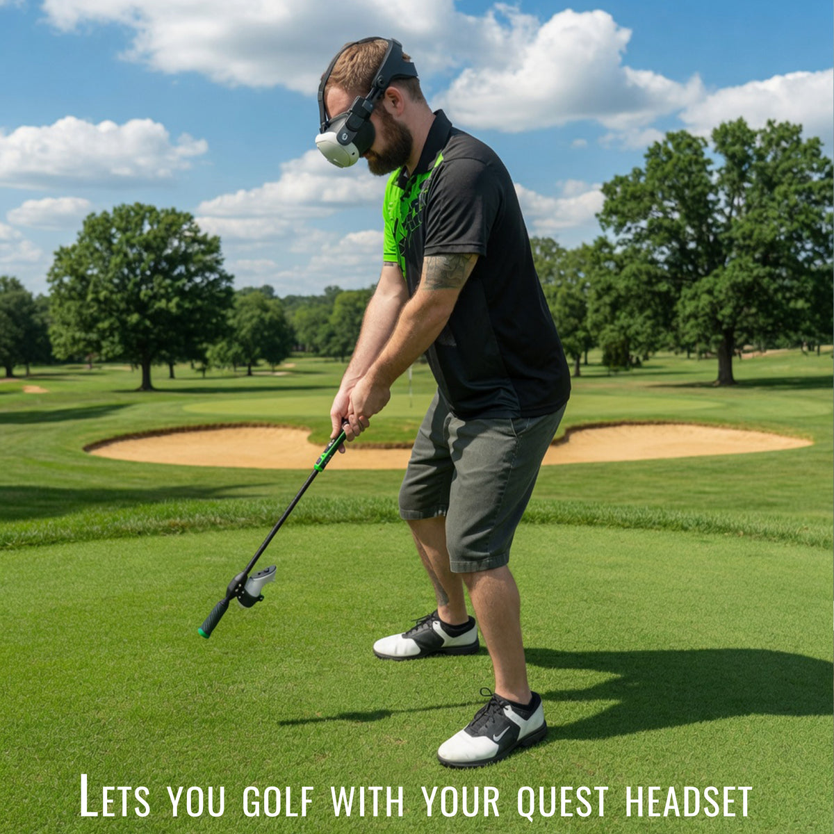 DeadEyeVR DriVR Elite Putter VR Minigolf Handle