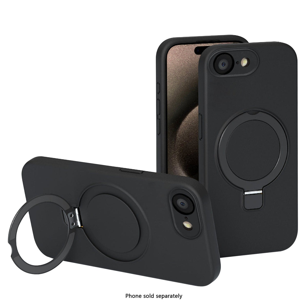 SaharaCase Venture Silicone Case for iPhone 17e & iPhone 16e — case fit and edge details