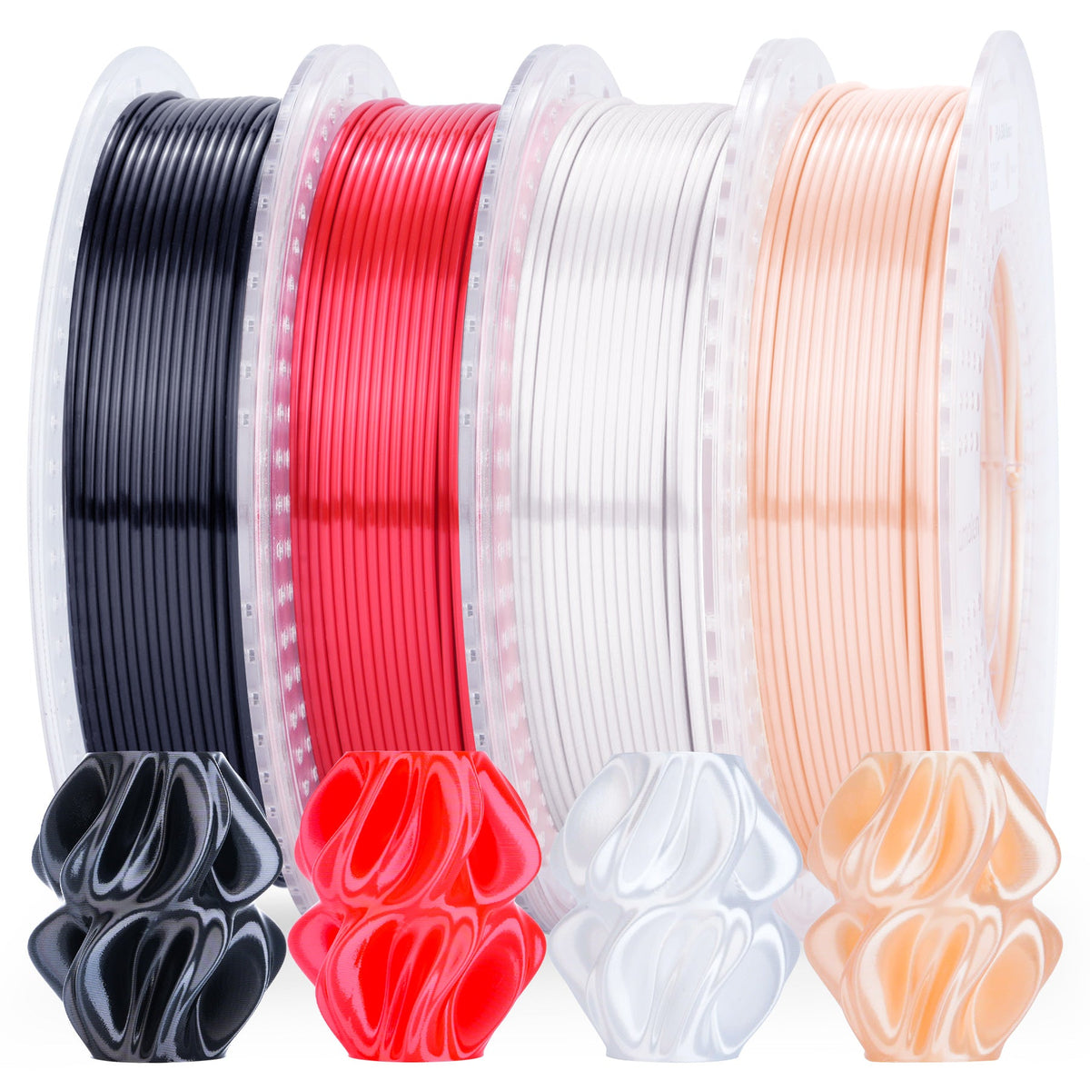 Amolen PLA Silk Basic Variety Pack (4x200g) - 1.75MM