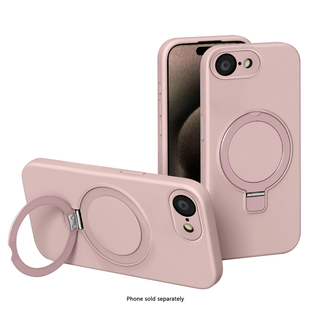 SaharaCase Venture Silicone Case for iPhone 17e & iPhone 16e — case fit and edge details