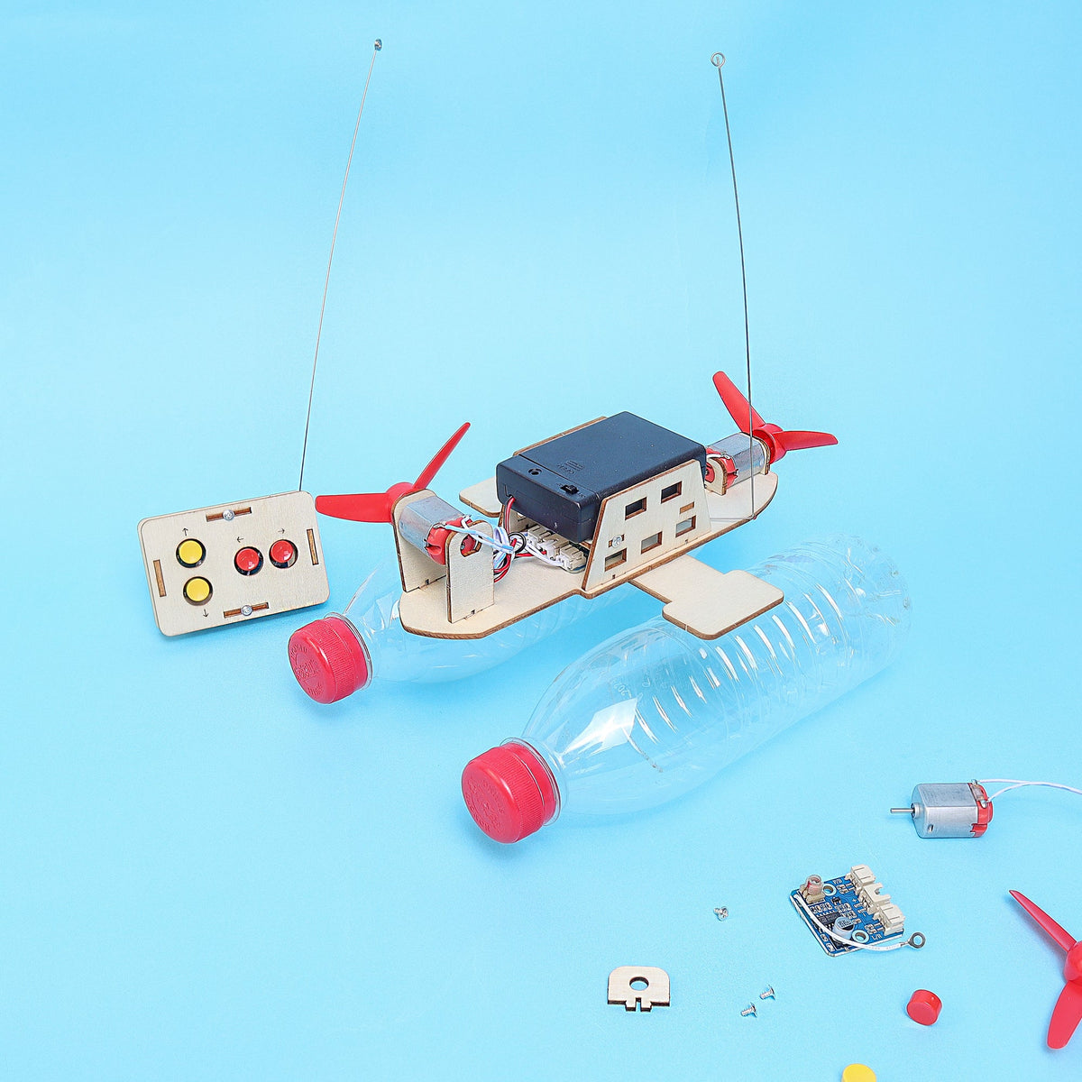 Kitsville ST017: Boat with controller and parts