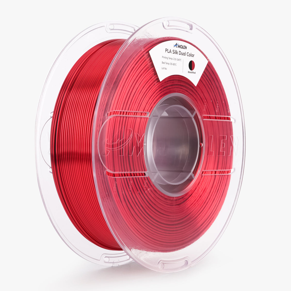 Amolen PLA Silk Dual Color Filament 1.75mm, 1KG/2.2LB