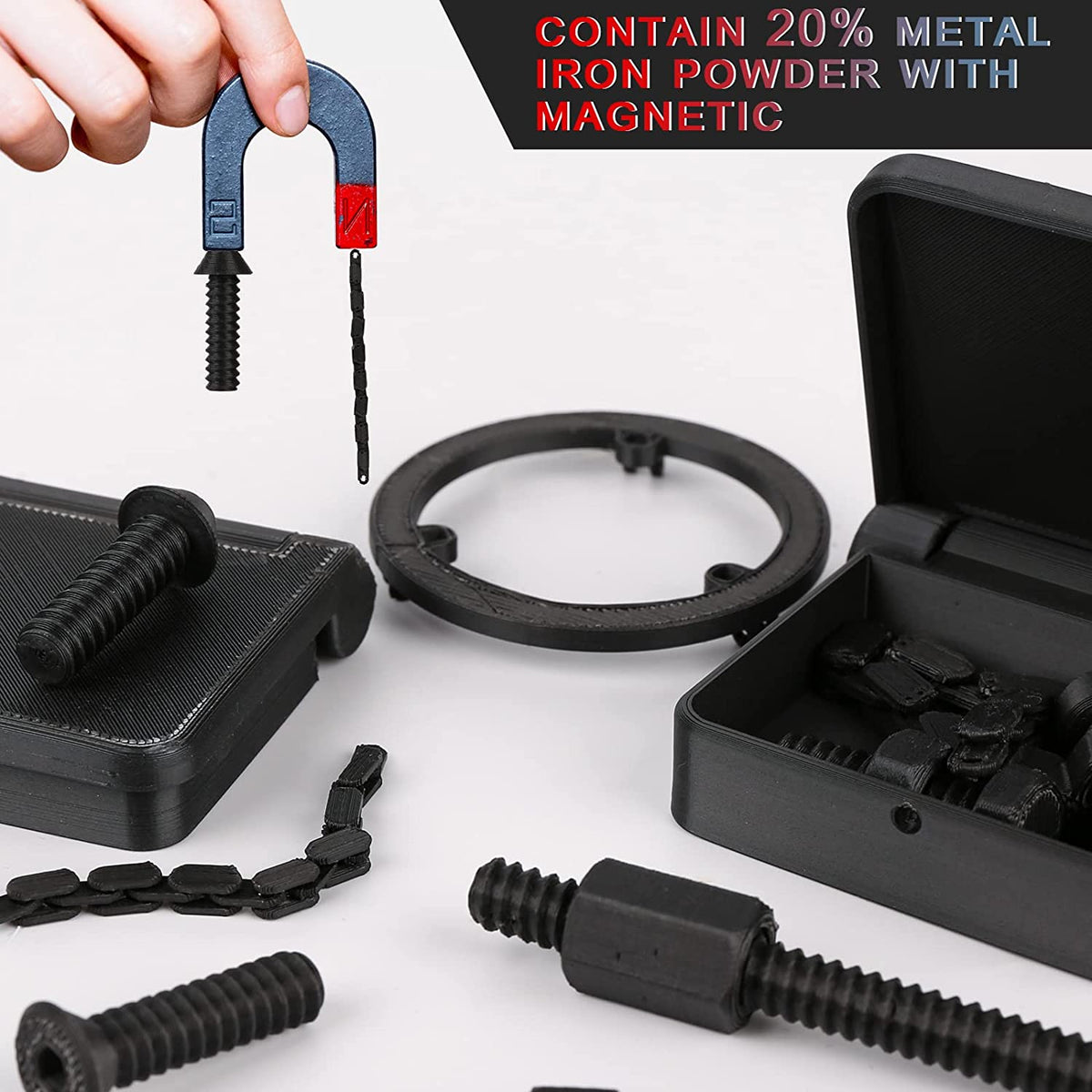 Amolen PLA Metal 1.75mm, 1KG/2.2LB