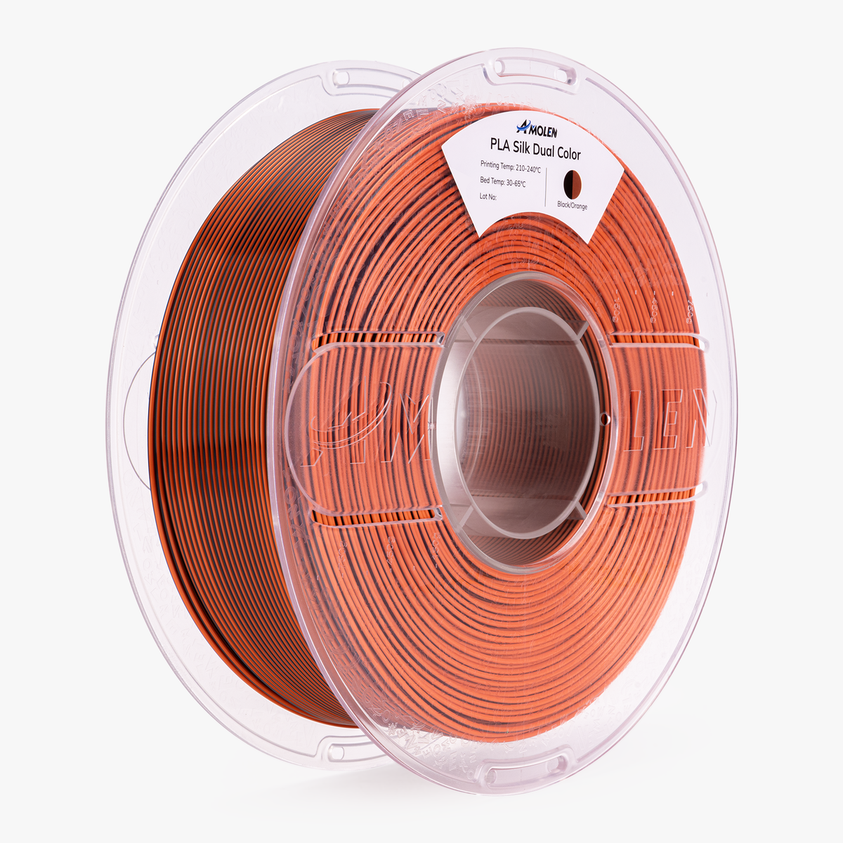 Amolen PLA Silk Dual Color Filament 1.75mm, 1KG/2.2LB