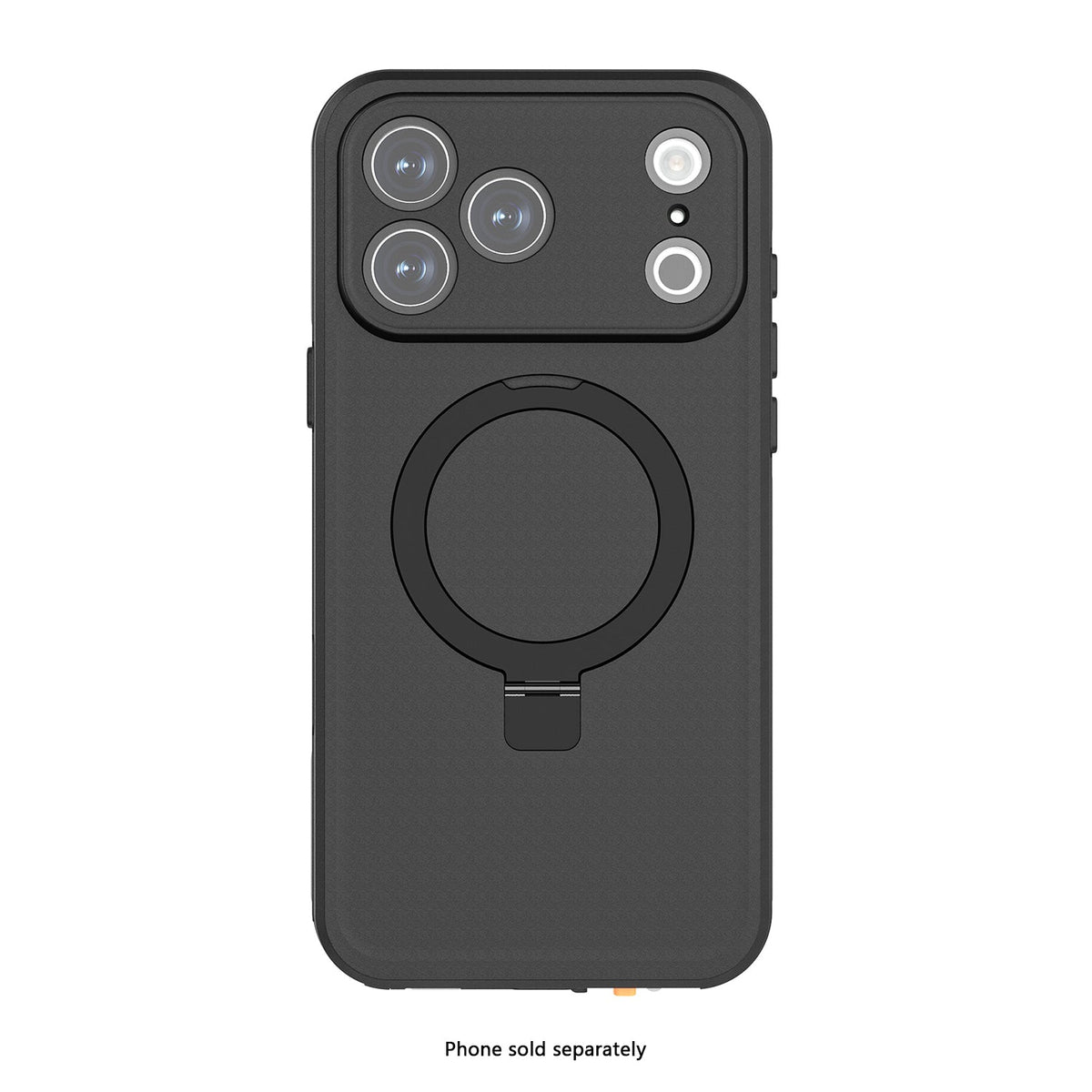 SaharaCase Oasis MagSafe-Compatible Waterproof Case for iPhone 17 Pro Max — rear circular stand