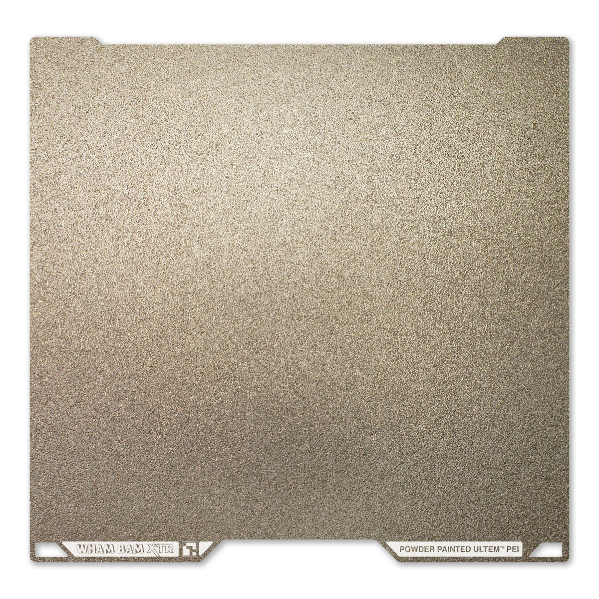 Wham Bam textured PEI Flexi Plate 355 x 325 mm showing plate outline