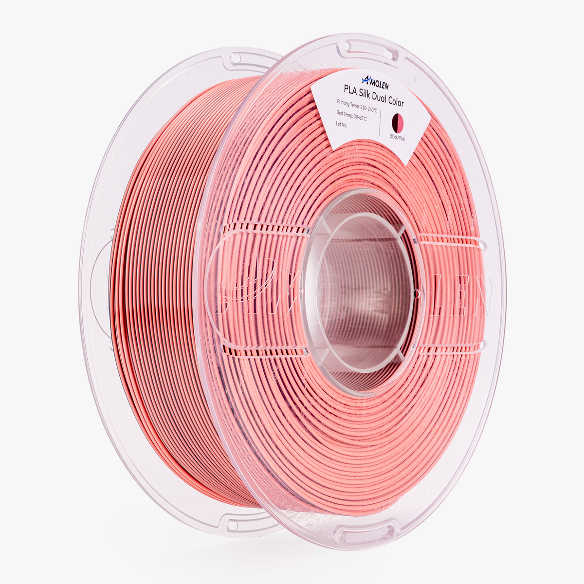 Amolen PLA Silk Dual Color Filament 1.75mm, 1KG/2.2LB
