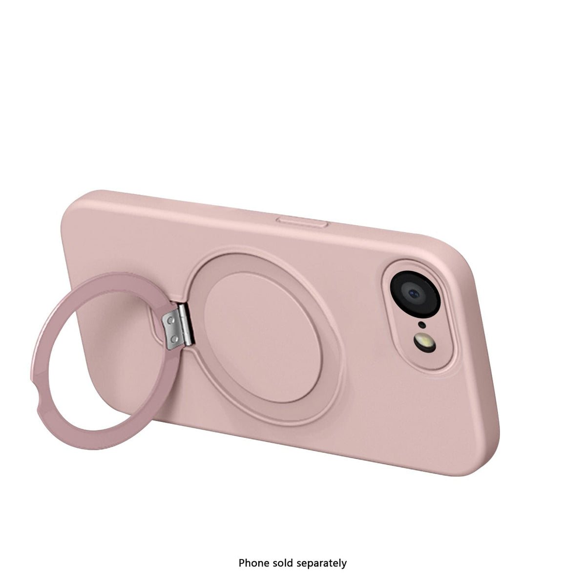 SaharaCase Venture Silicone Case for iPhone 17e & iPhone 16e — case demonstration with phone