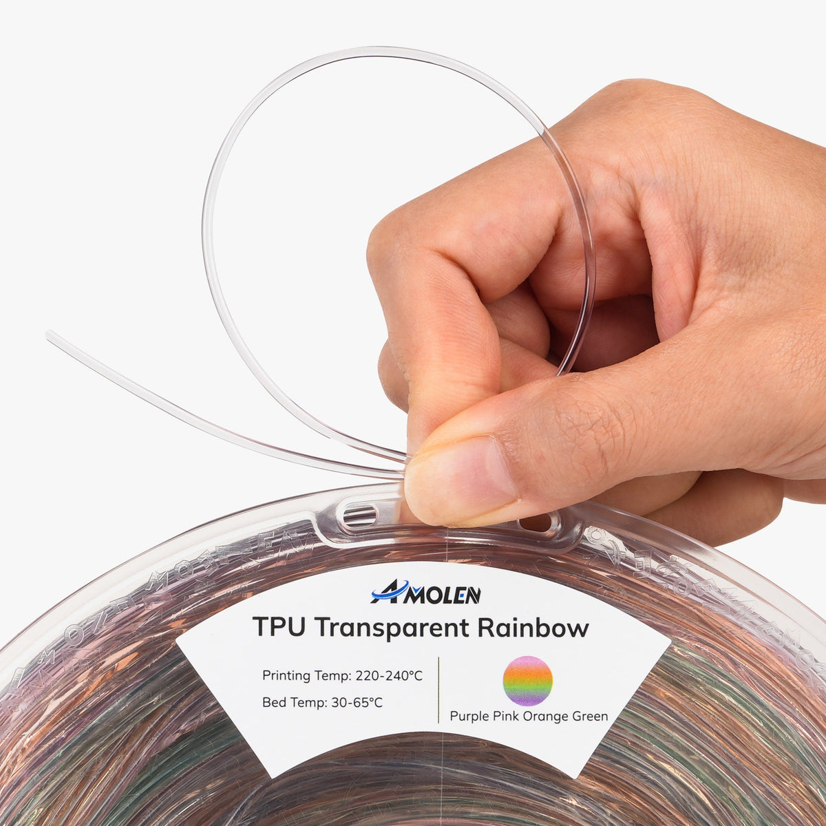 Amolen TPU Rainbow 1.75mm, 1KG