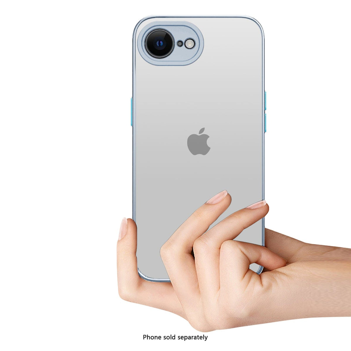 SaharaCase Venture Clear Case for iPhone 17e & iPhone 16e — case fit and edge details