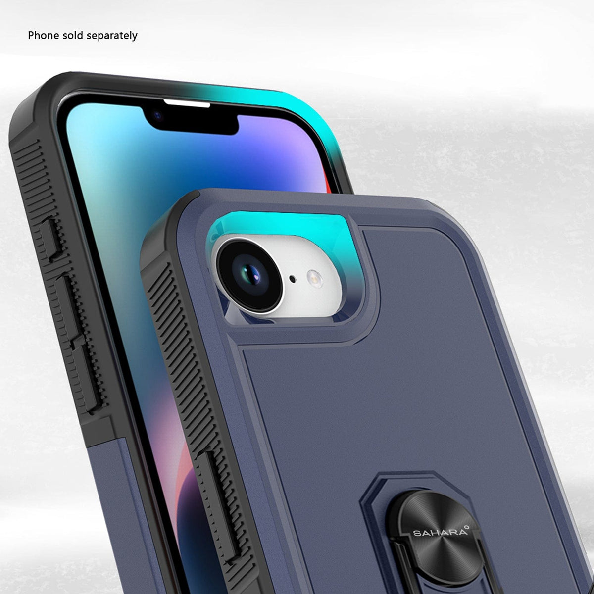 SaharaCase Raider Heavy-Duty Kickstand Case for iPhone 17e & iPhone 16e — case fit and edge details