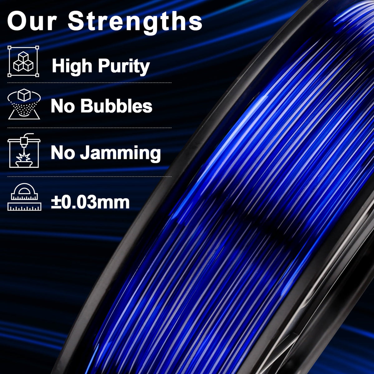 Amolen PETG Transparent Variety Pack (4x250g)