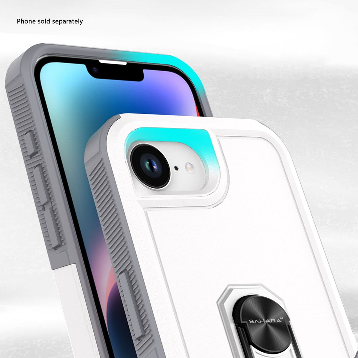 SaharaCase Raider Heavy-Duty Kickstand Case for iPhone 17e & iPhone 16e — case fit and edge details
