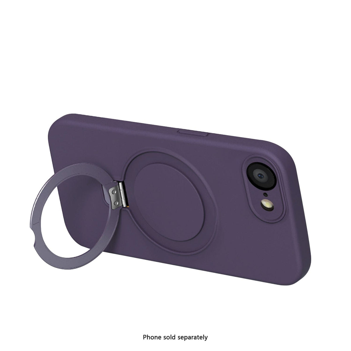 SaharaCase Venture Silicone Case for iPhone 17e & iPhone 16e — case demonstration with phone