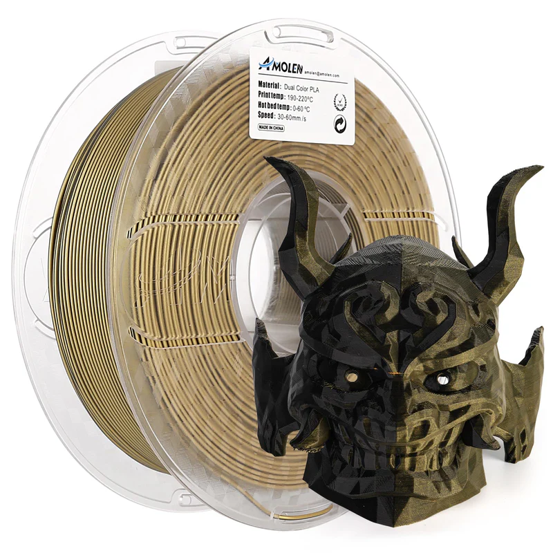 Amolen PLA Basic Dual Color-High Speed 1.75mm, 1 KG