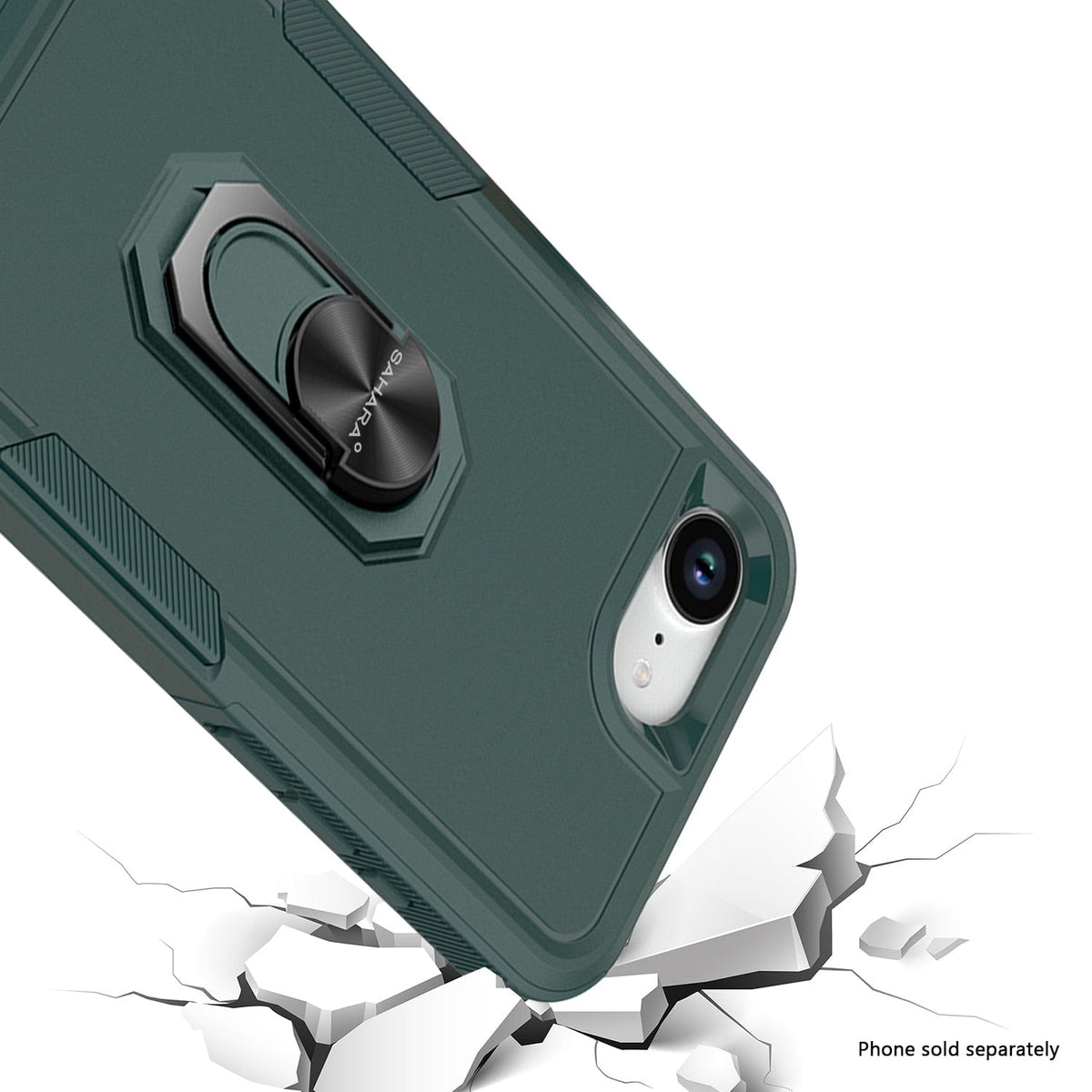 SaharaCase Raider Heavy-Duty Kickstand Case for iPhone 17e & iPhone 16e — case exterior and design details