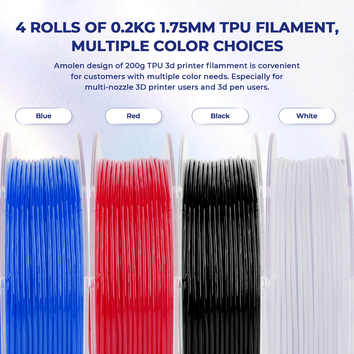 Amolen TPU Flexible Variety Pack (4x200g)