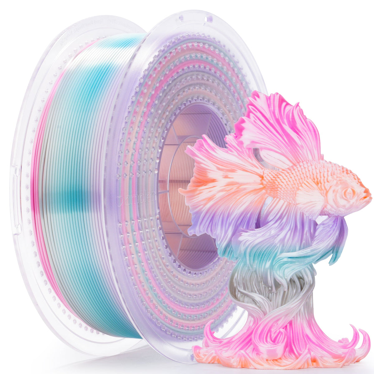 Amolen PLA Silk Rainbow 1.75mm, 1KG/2.2LB