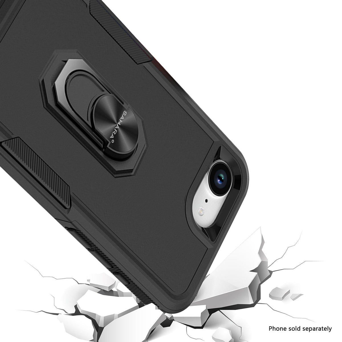 SaharaCase Raider Heavy-Duty Kickstand Case for iPhone 17e & iPhone 16e — case exterior and design details