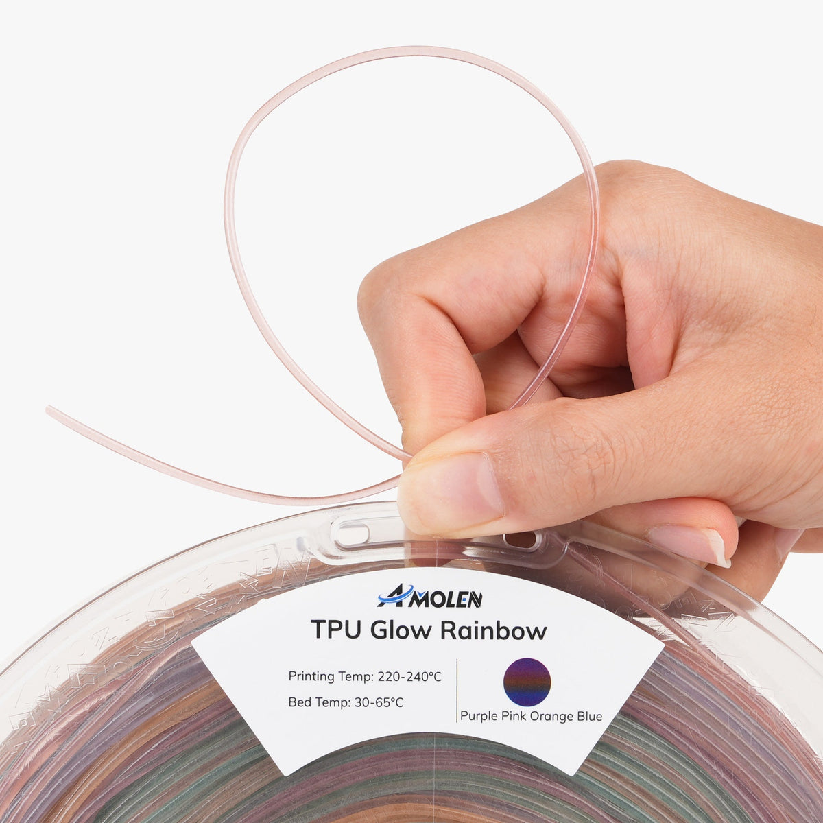 Amolen TPU Glow-in-the-Dark 1.75mm, 1KG/2.2LB