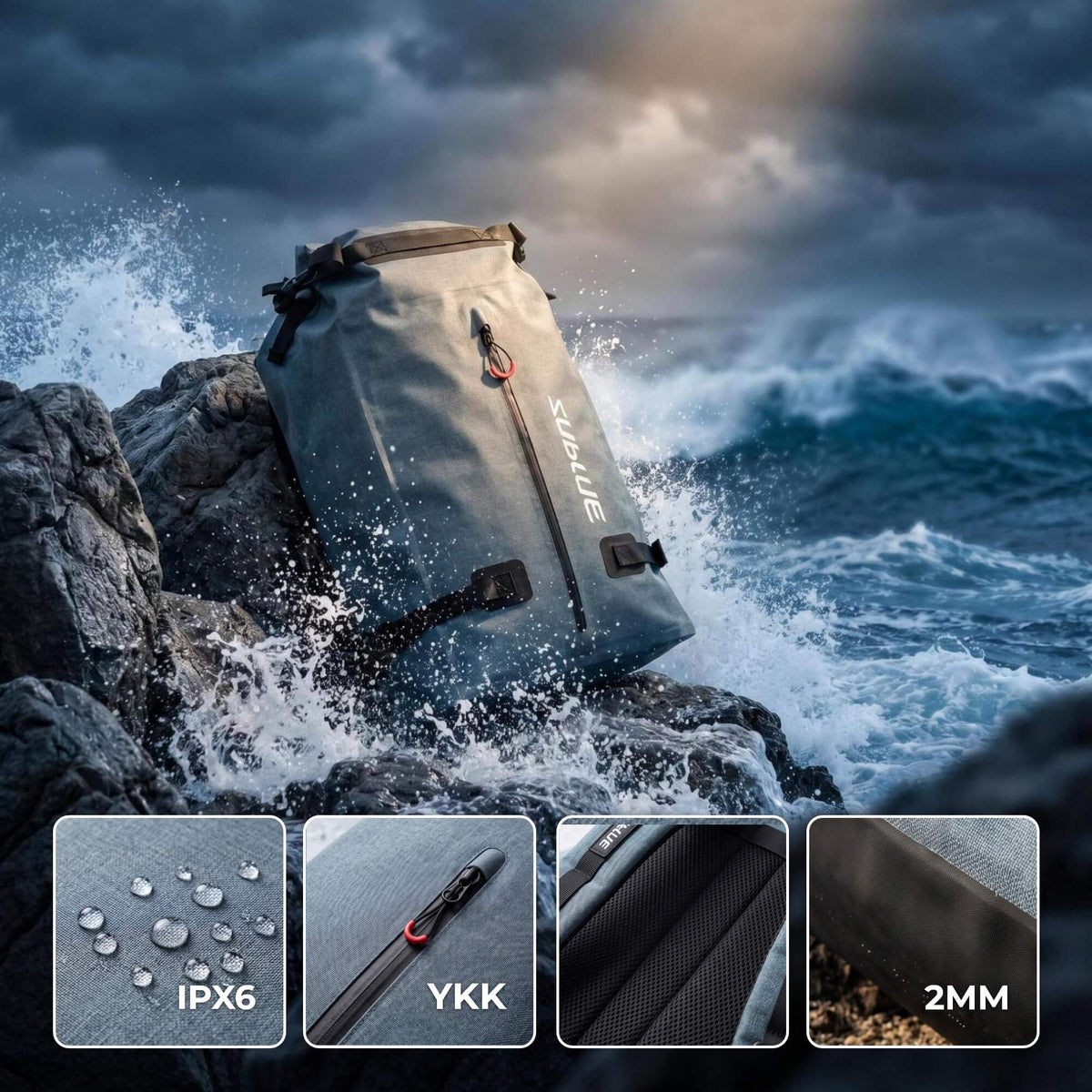 Sublue 52L Waterproof Backpack