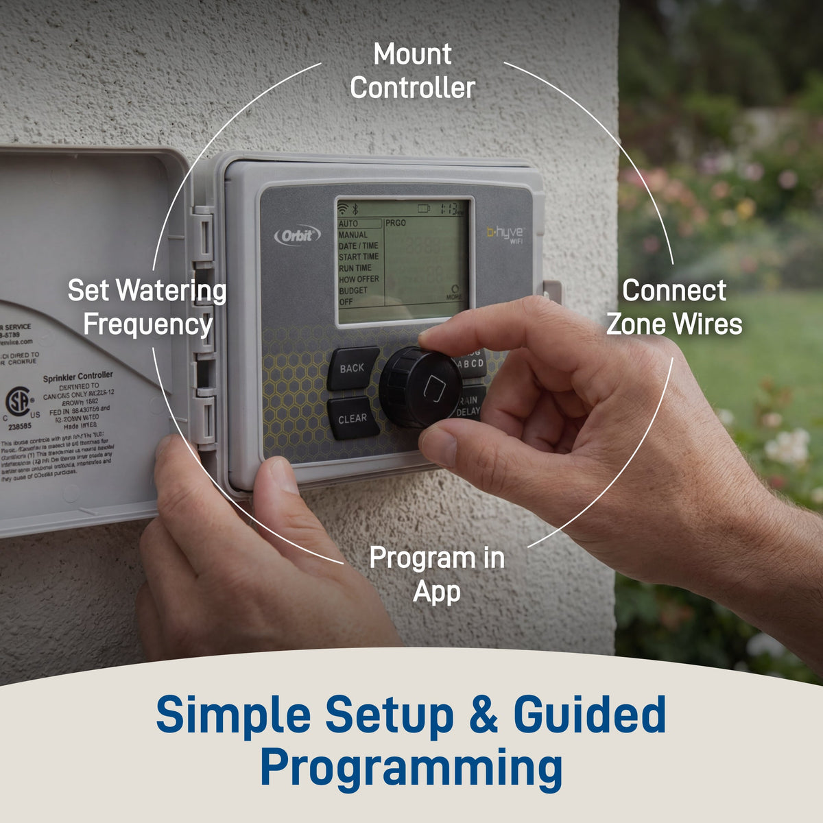Orbit B-hyve 6-Zone Wi-Fi Sprinkler Controller 57946